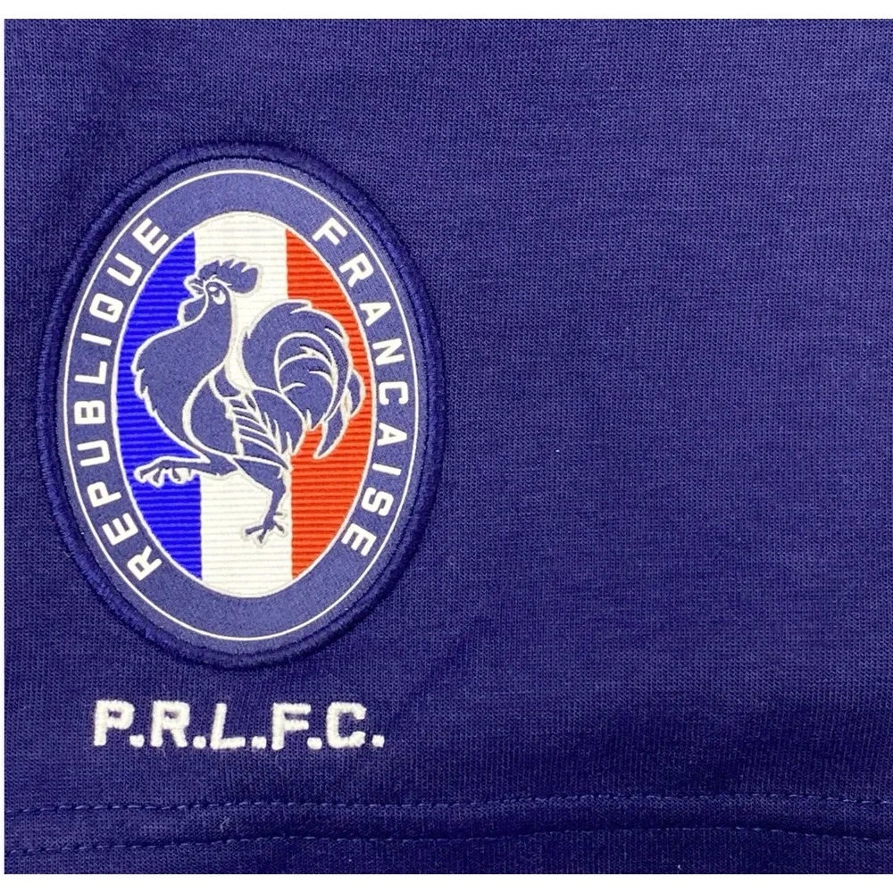 Polo Ralph Lauren France Double Knit Track Shorts Large Blue Cruise Soccer 3